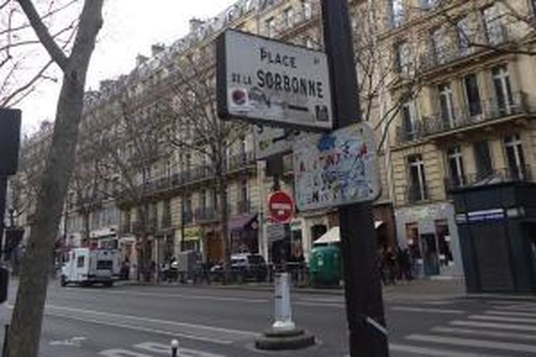 Salah satu sudut kota di Paris.