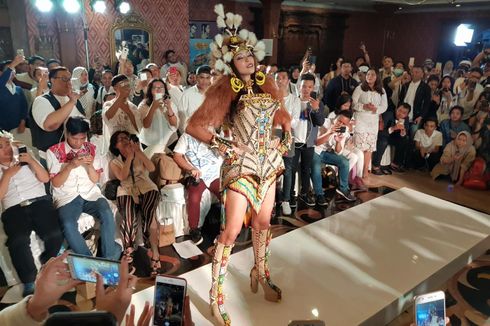 Warrior of Orangutan Jadi Kostum Indonesia di Ajang Miss Universe