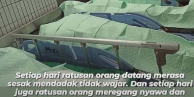 Foto yang viral di media sosial memperlihatkan sejumlah jenazah yang berada di IGD RSUD dr Soetomo Surabaya.