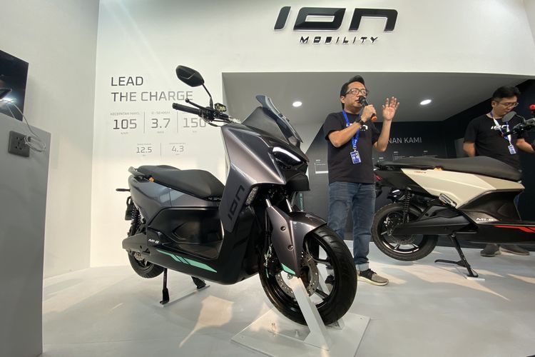 Motor listrik ION Mobility M1-S tampil di GIIAS 2023, masih belum jualan dan akui fokus produksi