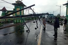 Pohon dan Tiang Listrik Tumbang Imbas Hujan dan Angin Kencang di Sumenep, Lalu Lintas Lumpuh