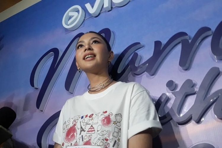 Jessica Mila di kawasan MH Thamrin, Jakarta Pusat, Rabu (31/5/2023). 