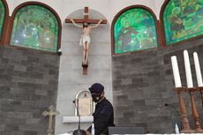 Jelang Perayaan Natal, Tim Jibom Polda DIY Sterilisasi Gereja di Gunungkidul