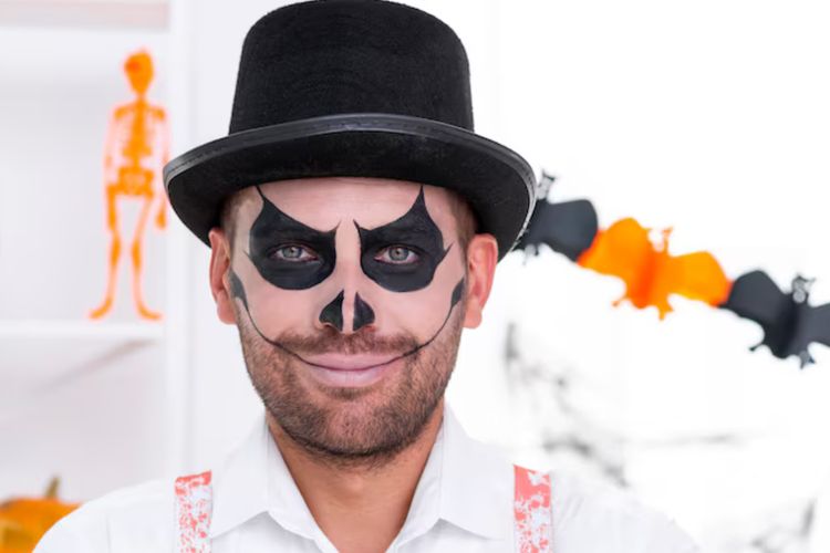 Butuh ide makeup Halloween pria yang simpel tapi tetap spooky? Coba tujuh inspirasi riasan dari Joker, vampir, hingga skeleton yang mudah banget.