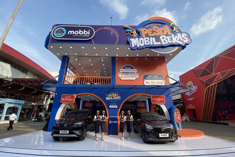 Pesta Mobil Bekas yang diselenggarakan mobbi pada Jakarta Fair 2023 alias Pekan Raya Jakarta (PRJ) 2023