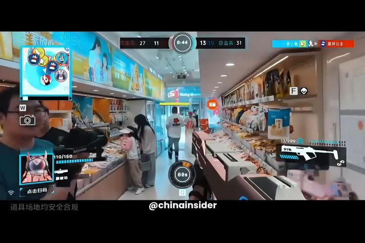 Tampilan PUBG real life yang dimainkan oleh Gen Z di China.