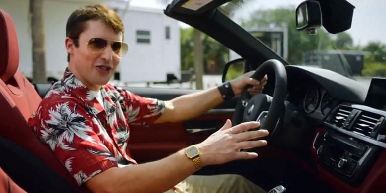 James Blunt memilih BMW Seri-4 menjadi bintang utama video klip berjudul Psotcard.