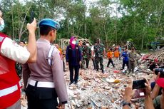 Pemerintah Tanggung Biaya Rekontruksi Rumah Rusak akibat Ledakan di Blitar