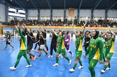 Kalahkan Jakarta 5-2, Tim Futsal Putri Jabar Bawa Pulang Emas PON XXI