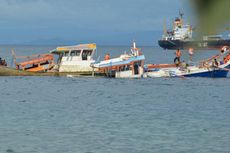 HUT Ke-71 RI, Tiga Kapal Nelayan Asing Ditenggelamkan di Ternate