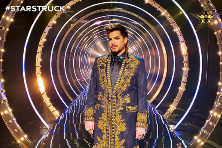 Tangkapan layar Adam Lambert dari kanal Instagram resmi @adamlambert