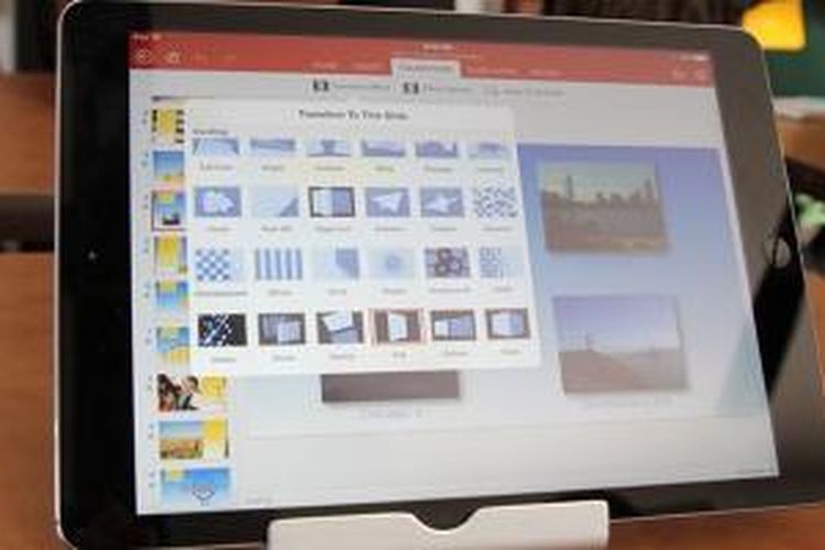 Aplikasi perkantoran Microsoft Office untuk Apple iPad