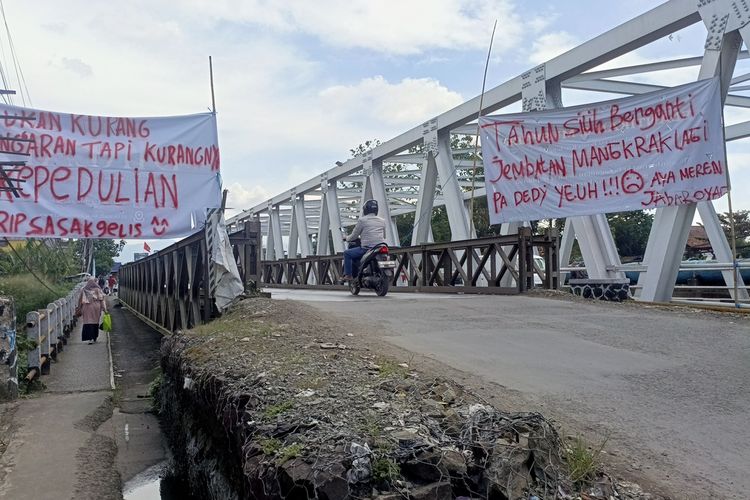 Dedi Mulyadi Pastikan Jembatan Sasak Geulis Dayeuhkolot Dibangun Tahun Ini
