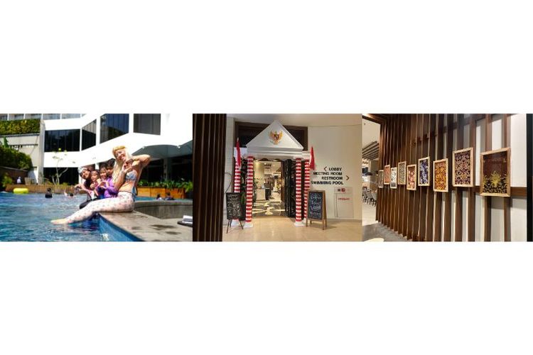 Mermaid Show, Dekorasi Fasad Istana Bogor, Dekorasi Batik di The Alana Sentul City.