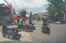 Video Viral Oknum Ojol Mengamuk Saat Ditegur karena Lawan Arah