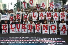 Aksi Solidaritas Tolak Reklamasi Teluk Benoa di Jakarta