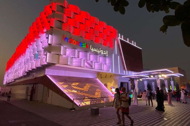 Paviliun Indonesia di ajang Dubai Expo 2021.