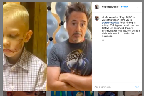 Robert Downey Jr dan Tom Holland Bicara dengan Bocah 6 Tahun yang Selamatkan Adiknya