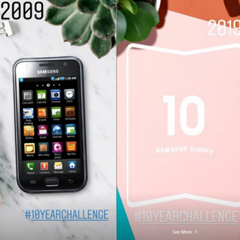 Samsung ramaikan #10YearChallenge