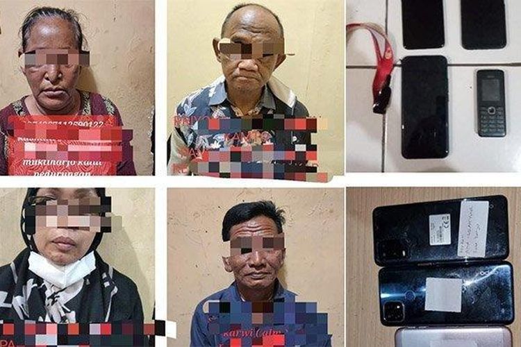 Komplotan pencuri spasialis handphone (HP) terdiri dari empat lansia ditangkap Polres Sragen setelah beraksi di Pengajian akbar Kelurahan Plumbungan Kecamatan Karangmalang Kabupaten Sragen.