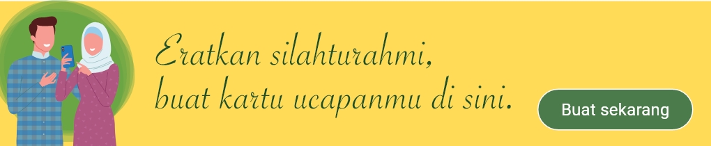 Eratkan silahturahmi, buat kartu ucapanmu di sini.