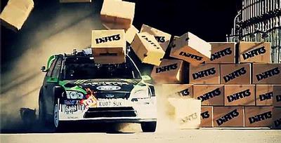 Aksi Drift Ken Block di Sirkuit Gymkhana