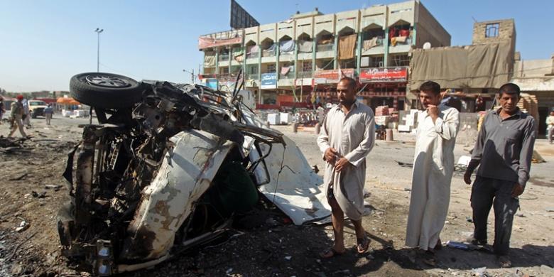 Bom Mobil Baghdad Tewaskan 10 orang