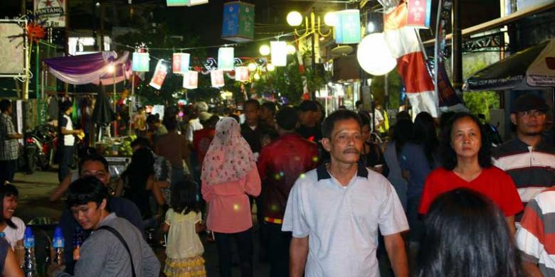Jakarta night market - jaksa street festival