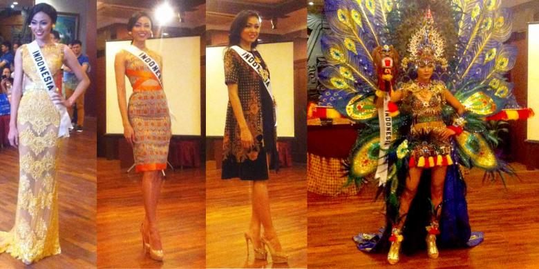 5 Busana Tradisional Puteri Indonesia di Ajang Miss Universe 2013