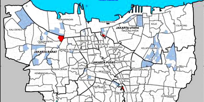 Map Dki Jakarta Barat - Maps of the World