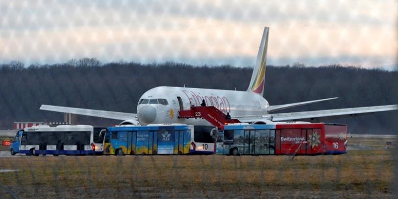 Boeing Ethiopian Airlines Dibajak Kopilotnya