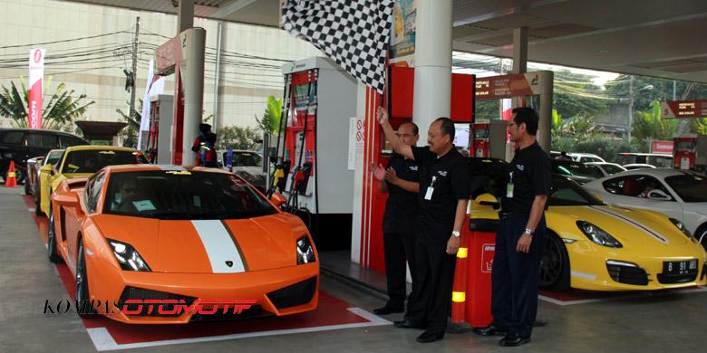 30 "Supercar" Tes Performa Pertamax Racing ke Bandung 