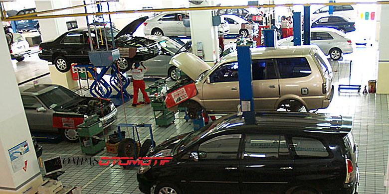 Perlakuan Khusus Mobil  Toyota Tua  di  Bengkel  Resmi 