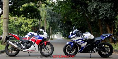 Mana Lebih Gesit, Yamaha R25 atau Honda New CBR250R?