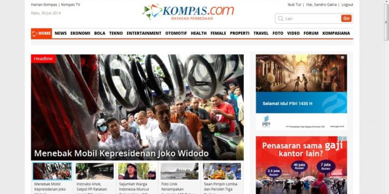 Polisi Usut Pemalsuan Situs Berita - Kompas.com