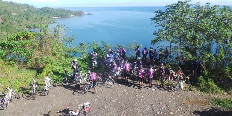  Gowes  Ditemani dengan Panorama Tepi Laut Kompas com