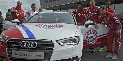 Aksi Bintang Bayern Muenchen Geber Audi