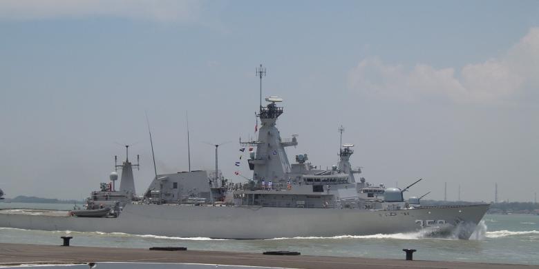 Kapal US Navy-TNI AL Gelar Latihan Bersama di Laut Jawa 
