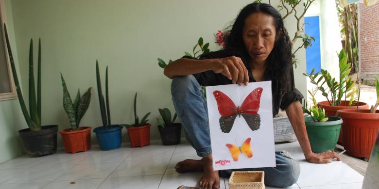 Kupu-kupu Menginspirasi Anak Punk Jadi Pengusaha Kerajinan