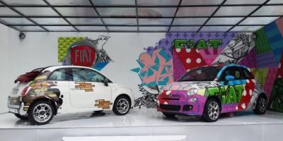 Rawan Lecet, Stiker Grafiti Fiat 500 Art Edition Bergaransi