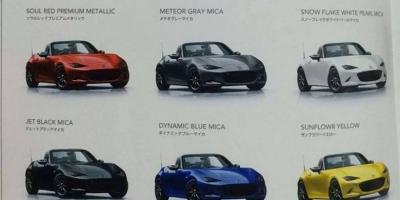 Berikut 6 Warna Baru Mazda MX-5 2016
