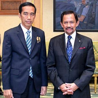 Jokowi dan Sultan Brunai