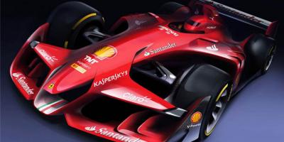 Desain Masa Depan Ferrari F1 yang Makin Futuristik