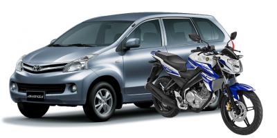Bahagia Kendarai Toyota Avanza dan Yamaha V-Ixion