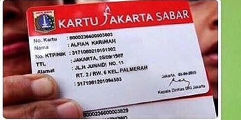 TKD Tak Kunjung Cair Muncullah Kartu Jakarta Sabar 