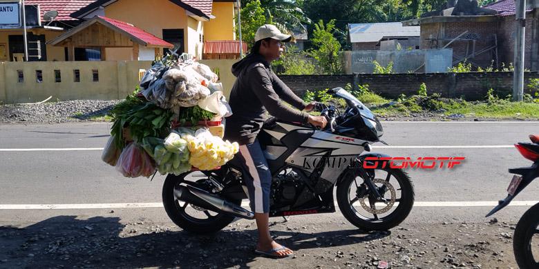 Sepeda Motor Sport Dipakai Jualan Sayur di NTB - Kompas.com