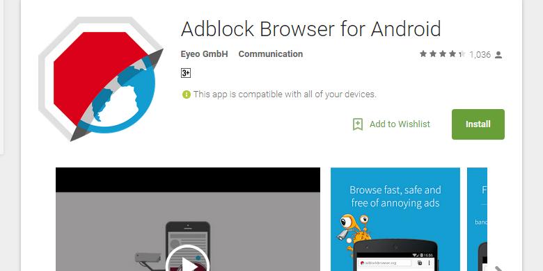 ADBLOCK browser. Адблок браузер для андроид.