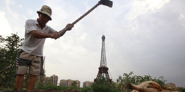 Tiruan Paris di China Jadi Kota "Hantu"