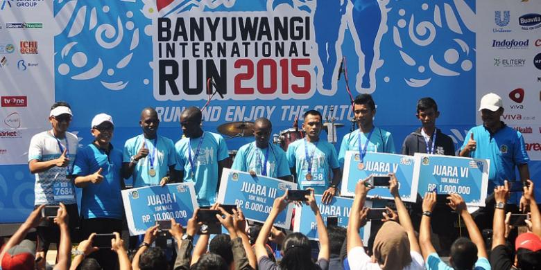 Pelari Kenya Juarai Banyuwangi International Run 2015