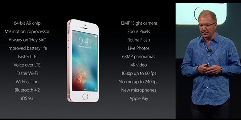 Spesifikasi iPhone SE Mirip iPhone 6S, Ini Daftar Lengkapnya